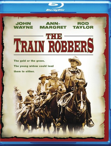 The train robbers john wayne - train,