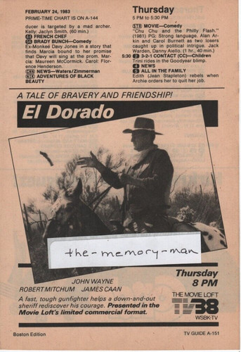 Dorado john wayne - el, 1983
