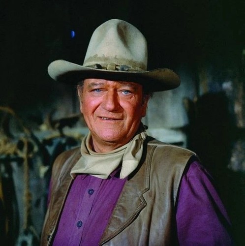 Quadro john wayne vestito - john,