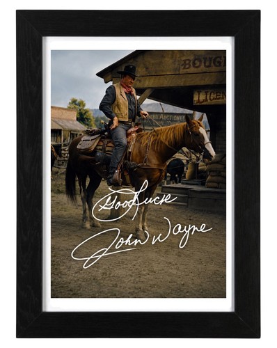 John wayne signed - wayne,