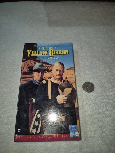 She wore yellow ribbon vhs - wore, a
